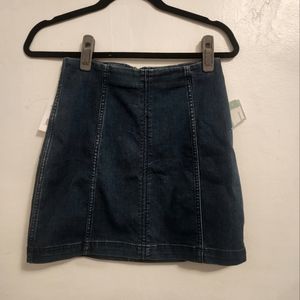 Jean Mini Skirt